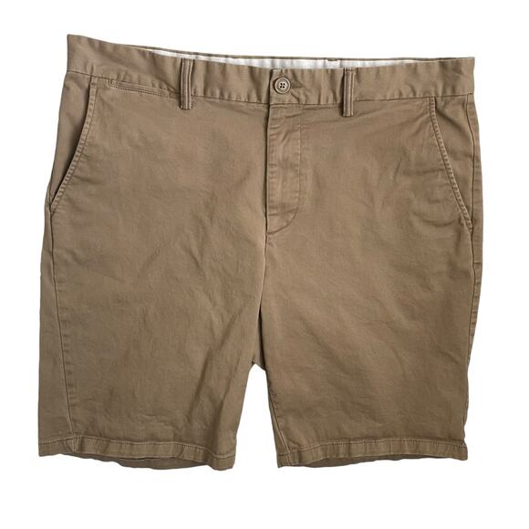 Old Navy Mens Chino Shorts 38 Tan Ultimate Slim Minimalistic Neutral Casual  - Picture 1 of 9